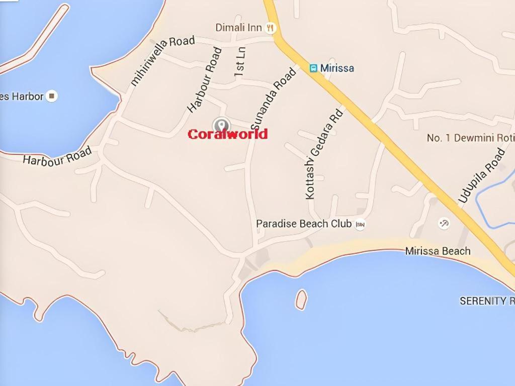 Coralworld Hotel Mirissa Exteriör bild