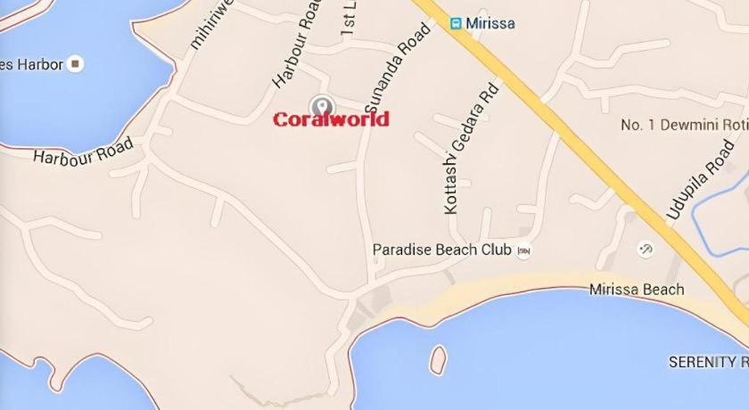Coralworld Hotel Mirissa Exteriör bild